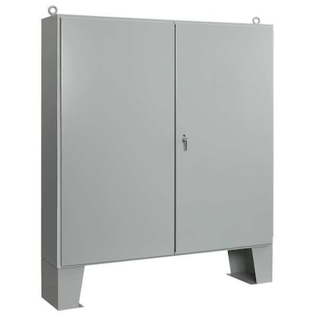Nvent Hoffman A604810LPG - 3 Point Latch with keyed Handle Electrical Enclosures, 60.06 in H, 10.06 in D, 48 in W, 12, Steel