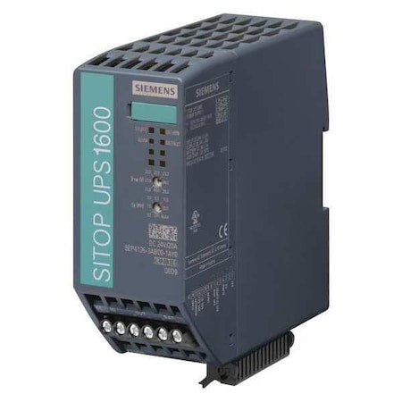 Siemens 6EP41363AB001AY0 - UPS System, 600k VA, Standby, Out: 24 V DC In: 24 V DC