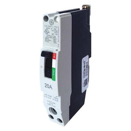 Ge TEYH1050B - Molded Case Circuit Breaker, TEYH Series, 50 A, 1 Pole, 277/480 V AC, 35k A at 277/480 V AC