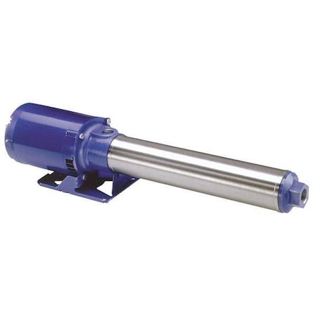 Goulds 10GBC15 - Booster Pump, 1 1/2 hp, 120/240 V AC, 1 Phase, 1 in NPT Inlet Size, 15 Stage, 75 psi Max Pressure
