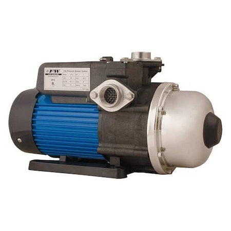 Flint & Walling VP10 - Booster Pump, 1 hp, 115 V AC, 1 Phase, 1 in NPT Inlet Size, 3 Stage, 120 psi Max Pressure