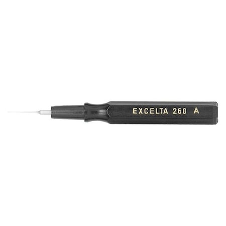 Excelta 260A - Spatula 2-1/2 In Plastic Handle Blk .010