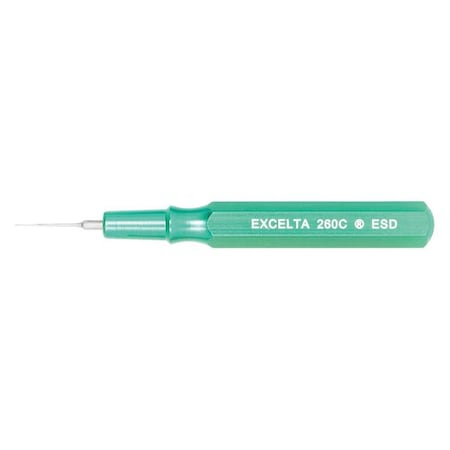 Excelta 260C-ESD - Spatula 2-1/2 In Metal Handle Green .020
