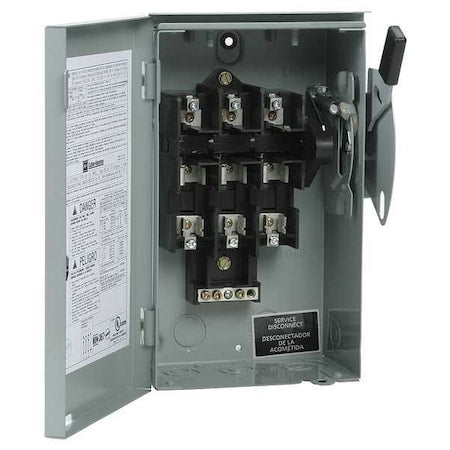 Eaton DG323NGB - Fusible, Safety Switch, General Duty, 240 V, 3 PST