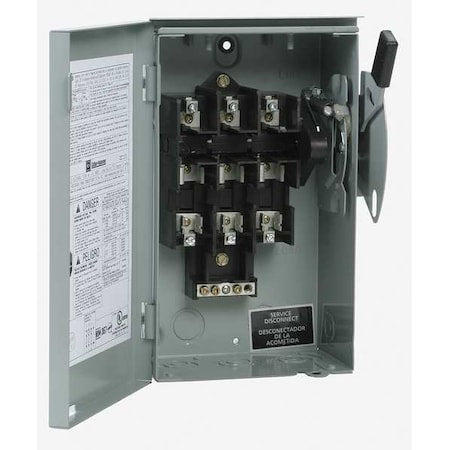 Eaton DG322NRB - Fusible, Safety Switch, General Duty, 240 V, 3 PST