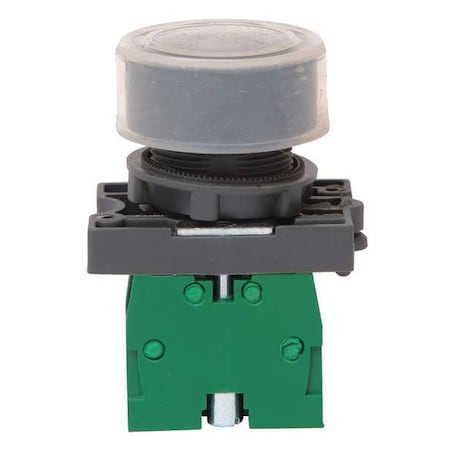 Dayton 32UK43 - Push Button Operator, 22 mm, 1 NO, Black