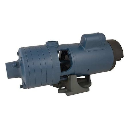 Flint & Walling CJ101B071AB - Booster Pump, 3/4 hp, 120/240 V AC, 1 Phase, 1-1/2 in NPT Inlet Size, 2 Stage, 54 psi Max Pressure
