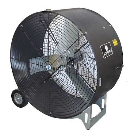 Schaefer VKM36-B-O - Standard Duty Air Circulator, Floor Mount, 36 in Blade Dia, 115/230 V, 11,700 cfm, Non-Oscillating