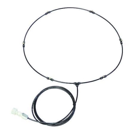 Schaefer MKLP36SO-6B - Misting Ring Kit, 26 in Blade Dia, Polyethylene, Black