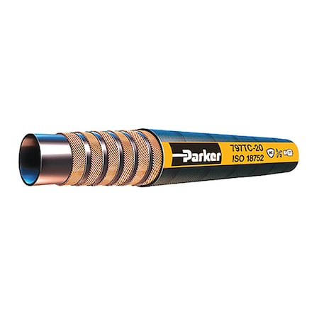 Parker 797TC-12-RL - Hydraulic Hose,3/4" I.D.,150 ft. L,Black