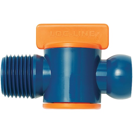 Loc-Line 32092 - Male NPT Valve,1/2 In,PK2