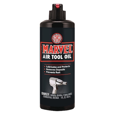 Turtle Wax 53493 - Air Tool Oil, Red, 4 oz, Bottle
