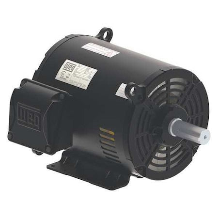 Weg 01518OT3E254T-S - Three-Phase General Purpose Motor, 15 HP, 254/6 T Frame, 230/460 V AC Voltage, 1775 rpm Nameplate RPM