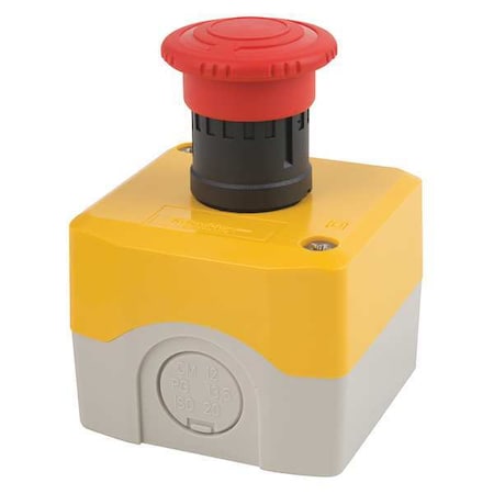 Schneider Electric XALK178EH7 - Control Station,Feed-Thru,Push Button,Red