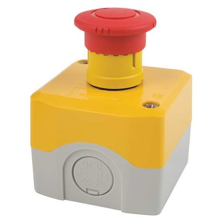 Schneider Electric XALK178FH7 - Control Station,Feed-Thru,Push Button,Red