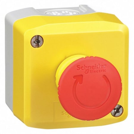 Schneider Electric XALK178H7 - Control Station,Feed-Thru,Push Button,Red