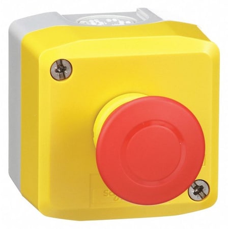 Schneider Electric XALK198H7 - Control Station,Feed-Thru,Push Button,Red