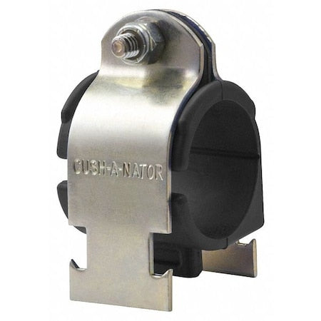 Cush-A-Nator CN46PSSGRG - Cushioned Clamp,Std,2-1/2 in. Pipe,304 SS