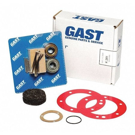 Gast K281 - Service Kit for 6 AM Air Motor, Includes Bearings, Gaskets, O-Rings, Vanes