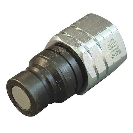 Hansen 10FFP56UN - Hydraulic Quick Connect Hose Coupling, Steel Body, Push-to-Connect Lock, 9/16"-18 Thread Size