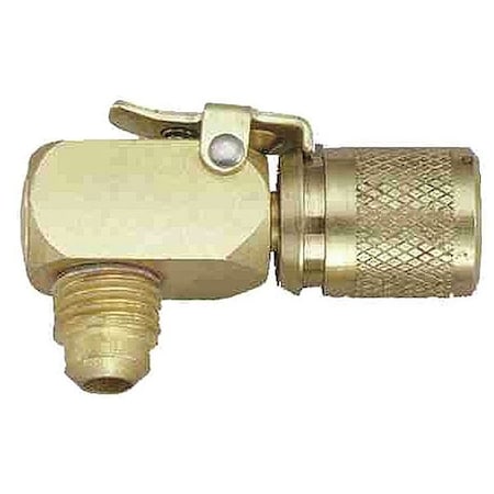 Imperial 17-C - Quick Coupler,Low Loss,1/4 In Mx F,90 Deg