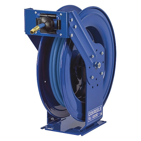 Coxreels TSH-N-450-BP - Spring Return Hose Reel, 1/2 in Hose Diameter, 50 ft Length, 300 psi Max. Pressure, Brass
