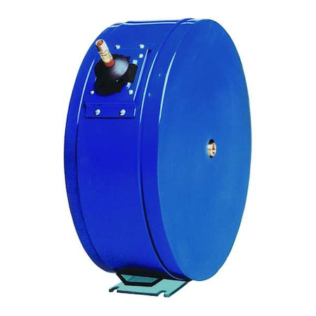Coxreels EN-N-150 - Spring Return Hose Reel, 1/4 in Hose Diameter, 50 ft Length, 300 psi Max. Pressure, Brass, Blue
