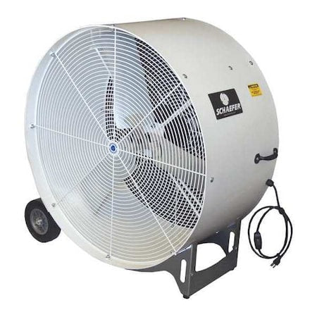 Schaefer VKM36-2-O - Standard Duty Air Circulator, Floor Mount, 36 in Blade Dia, 115 V, 10,900/16,600 cfm