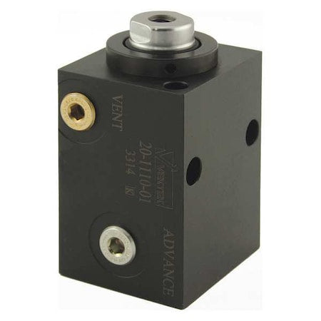 Vektek 20-1110-01 - Hydraulic Cylinder, Single, Blck, 1-3/4x2in