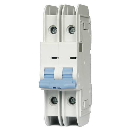Dayton 33V957 - IEC Miniature Circuit Breaker, NDB2 T-63 D25/2 L Series, 25 A, 2 Pole, 240 V AC, 10k A at 240 V AC