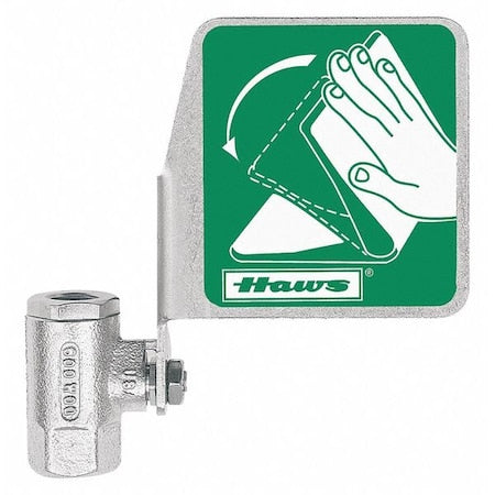 Haws SP238 - Ball Valve, Brass, Stainless Steel, Silver, For Use With, Eyewash