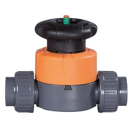 Georg Fischer 161514613 - Diaphragm Valve,2-Way,3/4 In,Socket/Thrd