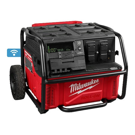 Milwaukee Tool 3300R - Portable Generator, 3600 W Rated, 7200 W Surge, 120 V, 15 A A