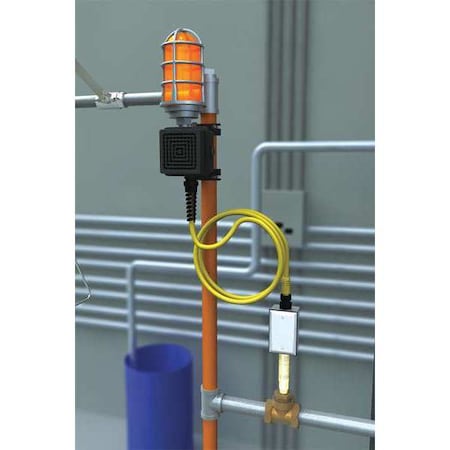 Guardian Equipment AP275-100 - Combination Steady-On Light, Stainless Steel, Orange, For Use With, Shower with Eyewash
