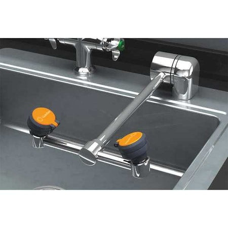 Guardian Equipment G1849LH - Plumbed Eyewash, Counter Mount, Plumbed, 15 in H., 6 1/2 in W