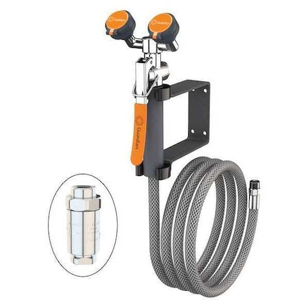 Guardian Equipment G5026BP - Drench Hose, Brass, Gray, For Use With, Eyewashes