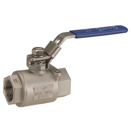 Nibco NL95X0A - 1" FNPT Stainless Steel Ball Valve 2-Way