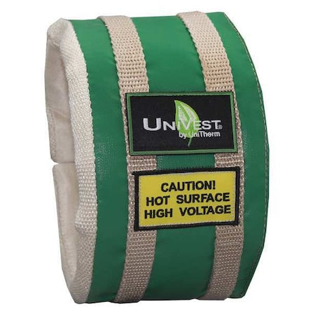 Unitherm UVST 1908 - 4" x 19" L Fiberglass Cloth Insulated Pipe Jacket 1" Wall