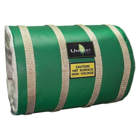 Unitherm UVST 1316 - 2" x 13" L Fiberglass Cloth Insulated Pipe Jacket 1" Wall