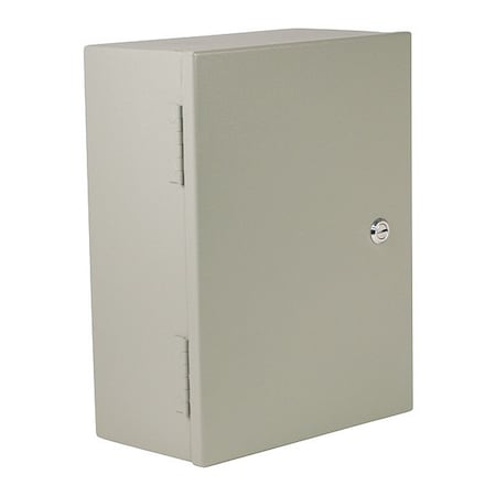 Wiegmann N1C202410LP - 1/4 Turn Latch Electrical Enclosures, 24 in H, 11 in D, 20 in W, 1, Carbon Steel