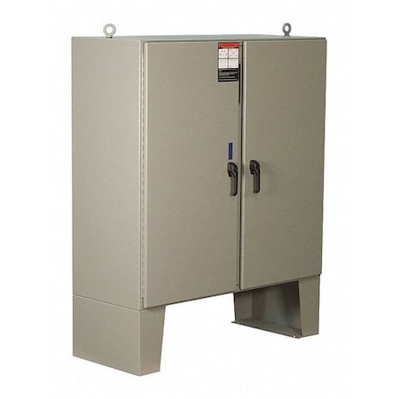 Wiegmann WA72CPX7318U - 3 Point Latch with Padlock Handle Electrical Enclosures, 72 in H, 18 in D, 74 in W, 12