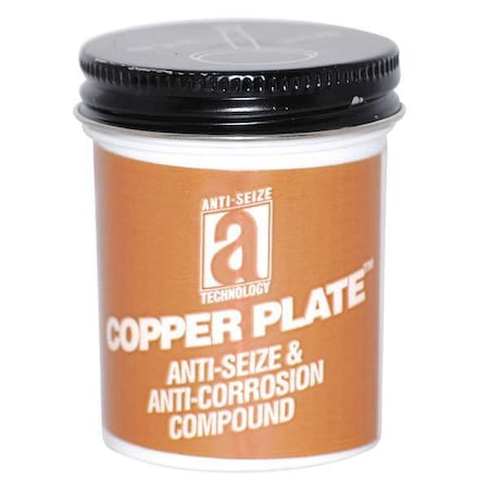 Anti-Seize Technology 21002 - Anti-Seize, General Purpose, Brush-Top Can, 2 oz, Copper Base, 1800 Degrees F Max Op Temp, Paste