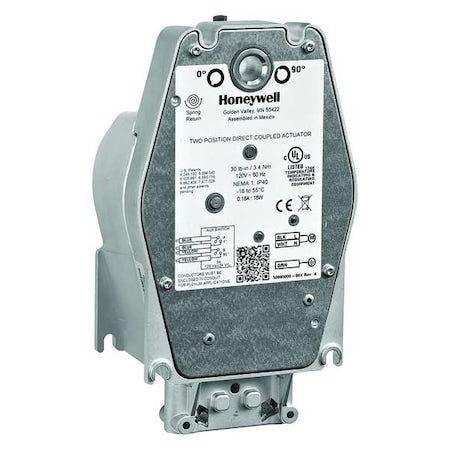 Honeywell MS8109F1010/U - Electric Actuator,80 in.-lb.,5 SPDT