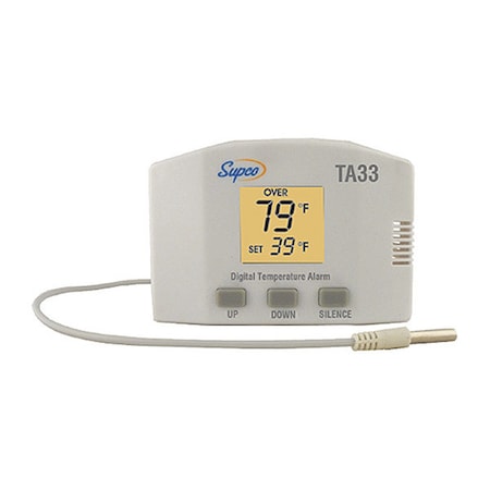 Supco TA33 - Temperature Sensor,Thermistor,-40-160 F