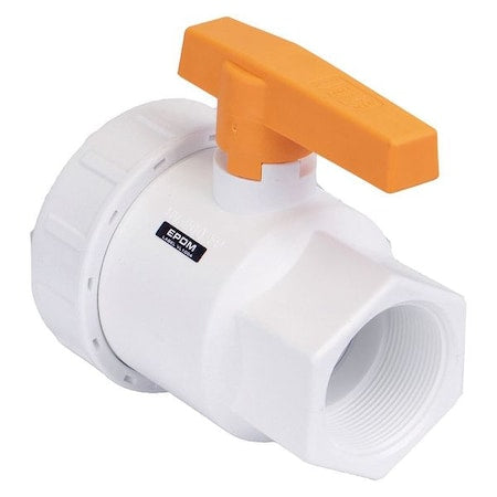 Banjo UV204FPFD - Manual 2-Way Ball Valve,NPT,Polypro