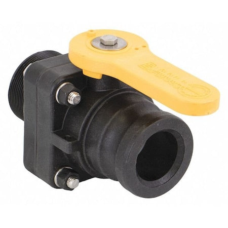 Banjo VSFMT200 - 2" MNPT Polypropylene Inline Ball Valve Adapter