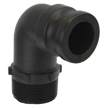 Banjo 200F90 - 2" 90 Degree Male Adapter x MNPT Cam Lever Coupling