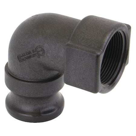 Banjo 150A90 - 1-1/2" 90 Degree Male Adapter x FNPT Cam Lever Coupling
