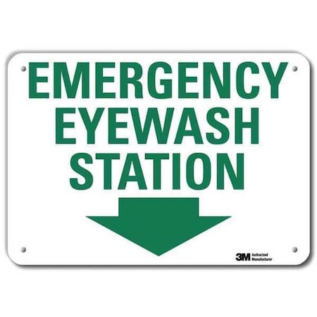 Lyle U7-1107-NA_10x7 - Emergency EYEWASH STATION, 7 in x 10 in, Vertical Rectangle, Aluminum, U7-1107-NA_10x7