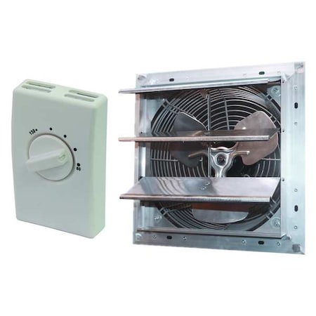 Dayton 347HX8 - Ventilator Combo Kit, Gable Mount, 120 V, Hz: 60